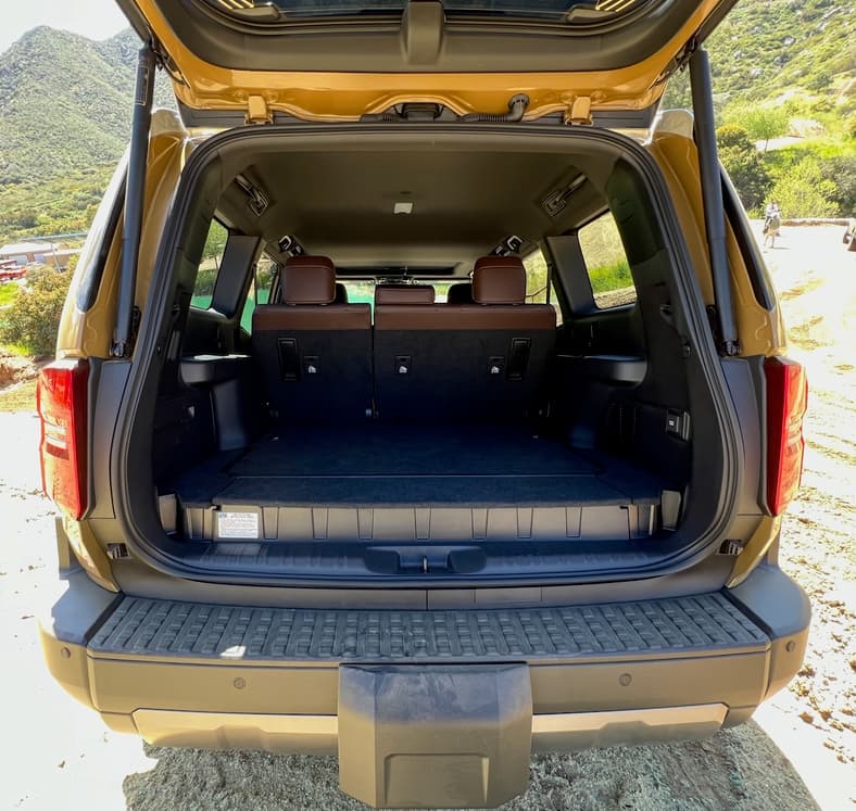 We Drove the 2024 Toyota Land Cruiser. This is What You Need to Know 9 The Rear Cargo Area In The 2024 Toyota Land Cruiser