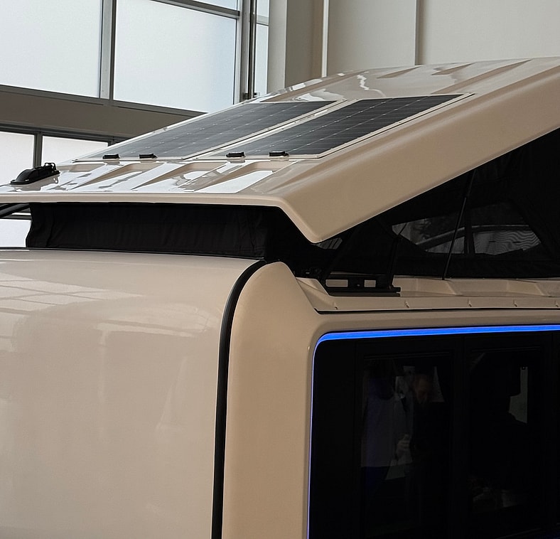 Easy to Pack, Easy to Tow, Easy On the Eyes: Honda Base Station Just Made Camping Cooler 8 Solar Panels On The Honda Base Station Help To Power The Camper