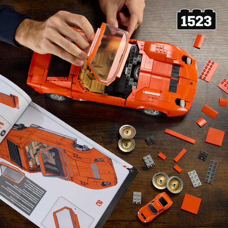Mattel's Brick Shop Has a Realistic Super Car Kit For Your Super Car Fan 2 The Brick Shop Build Kit For The Lamborghi Miura P400 Sv
