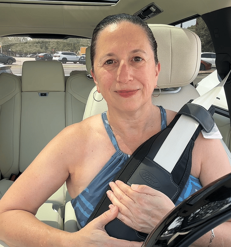 This Padded Seatbelt Cover Designed By Ford Helped To Reduce Pain And Friction In The Car