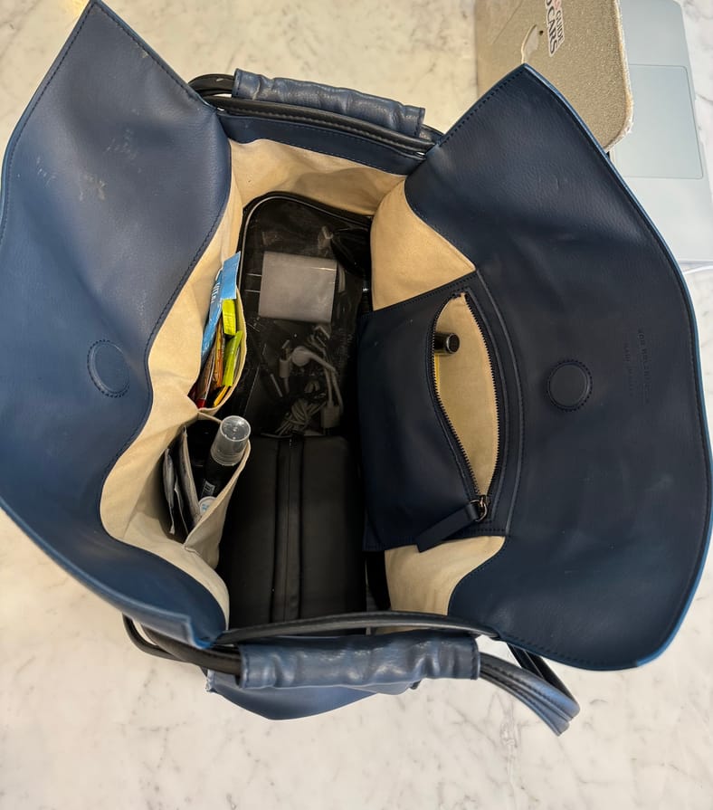 I Put 450,000 Miles on a von Holzhausen Leatherette Bag. This is What it Looks Like 11 The Interior Of My Von Holzhausen Bag Filled With My Gear