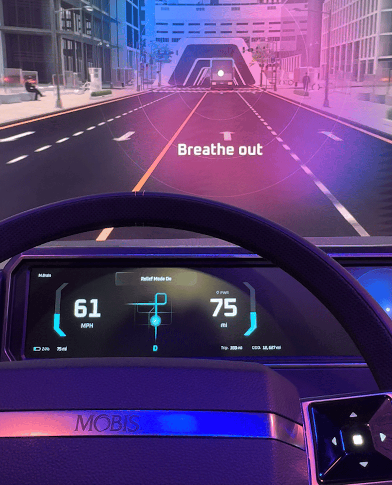 These 12 New Car Tech Features Blew My Mind: Best of CES 2025 9 Hyundai Mobis Measures Brain Waves And Monitors Your Driving Best Of Ces