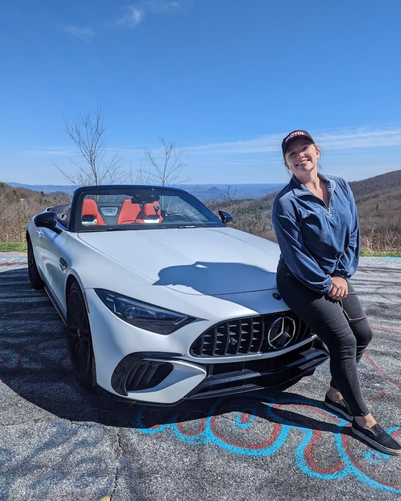 The Mercedes-Benz Amg Sl63 With A View