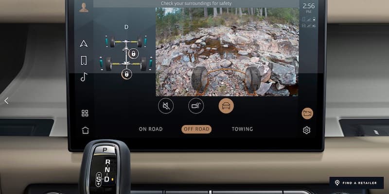 11.4&Quot; Touchscreen In The Defender 130. Photo: Land Rover