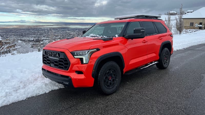 My Whirlwind Romance With the Toyota Sequoia 3-Row SUV 4 There Are No Bad Angles On The 2023 Toyota Sequoia Trd Pro. Photo: Allison Bell
