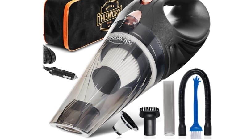 New Years Resolutions Calling For a Car Interior Reset? Our Favorite Organizing and Clean Car Tips 7 Thisworx Car Vacuum Is Portable And Easy To Store For A Quick Clean Up Of Messes. Photo: Amazon