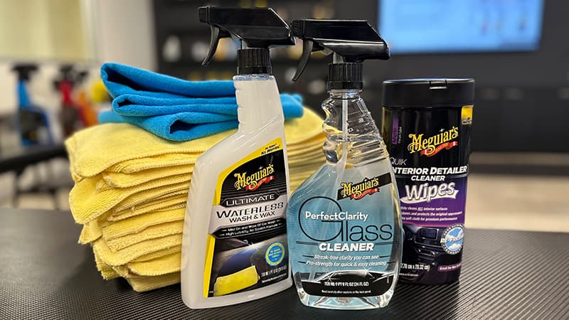 This Is The Perfect On-The-Go Car Cleaning Kit. Photo: Liv Leigh
