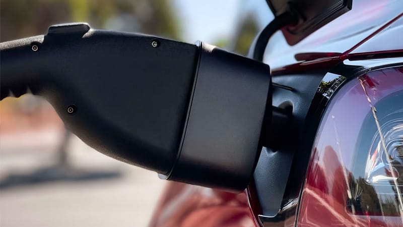 The Tesla Ccs Adapter Lets Tesla Owners Charge At Ccs Chargers. Photo: Tesla