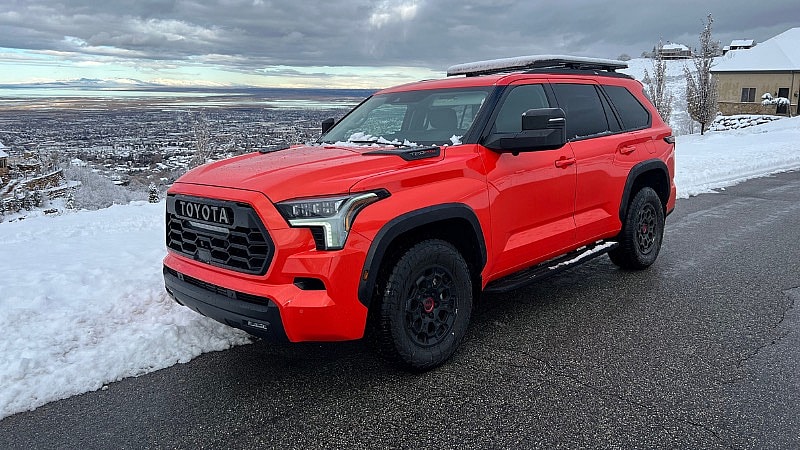 There Are No Bad Angles On The 2023 Toyota Sequoia Trd Pro. Photo: Allison Bell