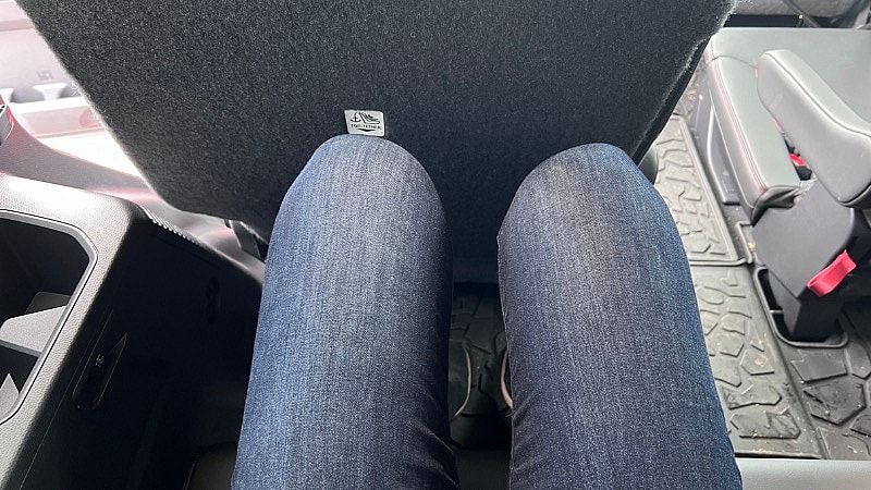 Third Row Leg Room Is A Little Tight For Adults But Manageable In A Pinch. Photo: Allison Bell