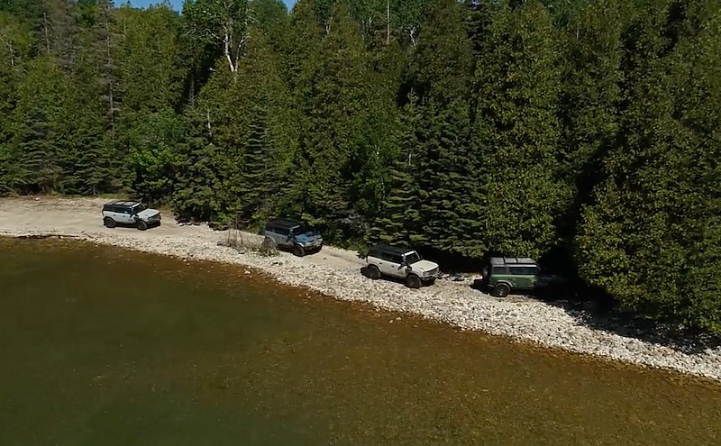 Our Convoy Making The Trek To Basecamp For Lunch