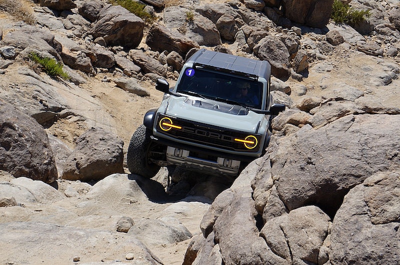 Crawling Along In The Ford Bronco Raptor. Photo: Emme Hall