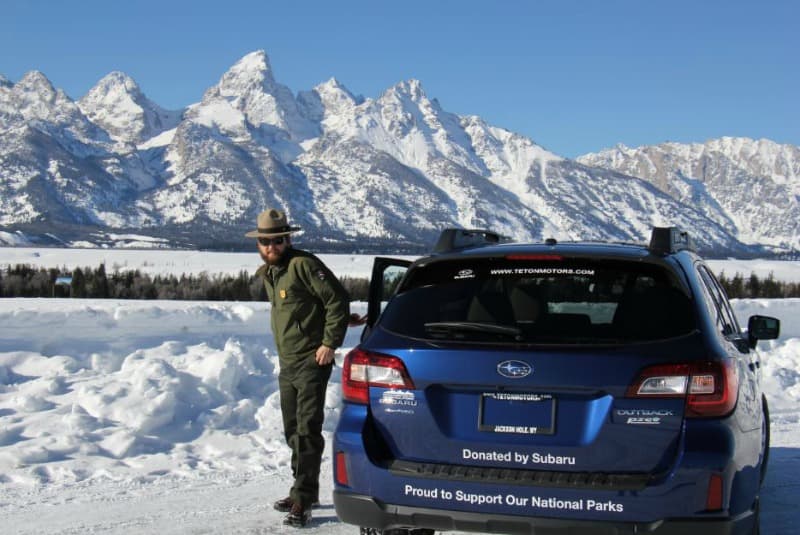 Subaru Has A History Of Supporting The National Parks With Donations Of Outbacks For Park Rangers.
