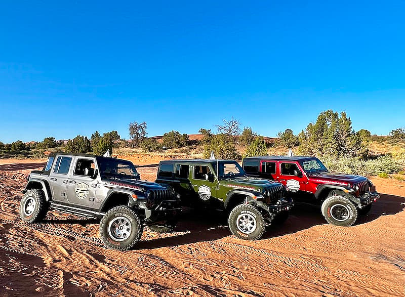 Our Off-Road Jeeps. Photo: Tami Mittan