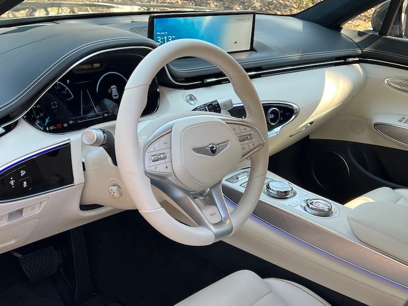 The Driver'S Seat In The Genesis Electrified Gv70 Best Luxury Car