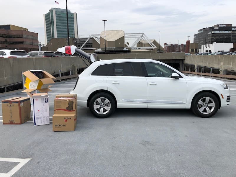 Child Car Seat Challenge Audi Q7