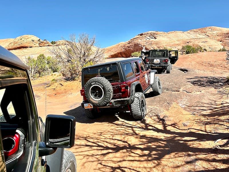 Off-Road Traffic Jams Are The Best Kind Of Traffic Jams. Photo: Tami Mittan