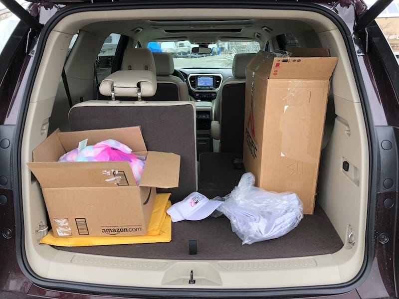 Gmc acadia 3 car seats online