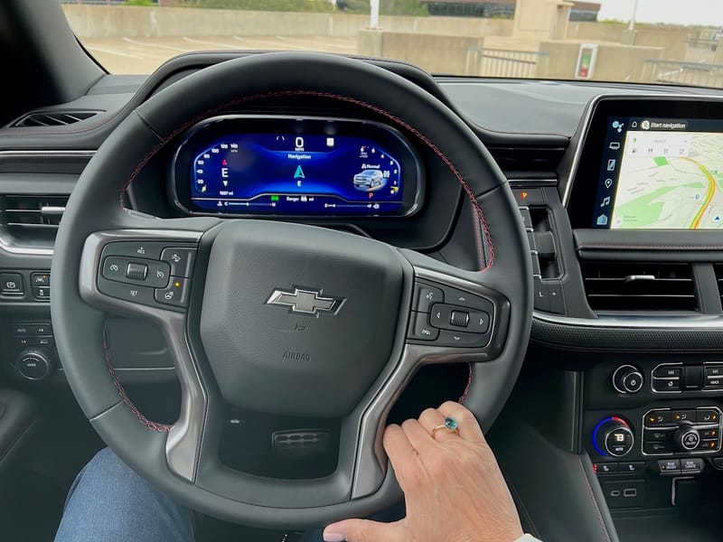 The View From The Driver'S Seat Chevy Tahoe Best Road Trip Car