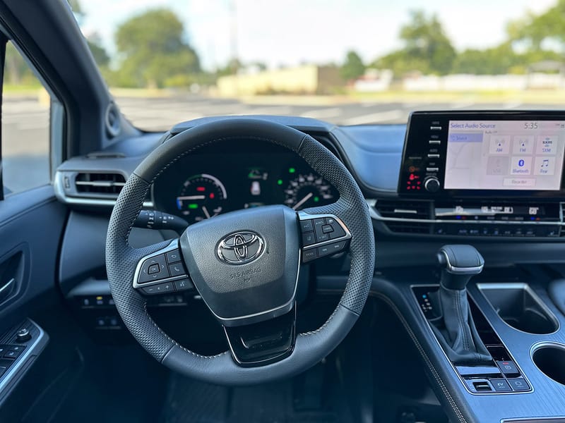 Drivers View In The Toyota Sienna Woodland Edition Photo: Holli Fourniquet