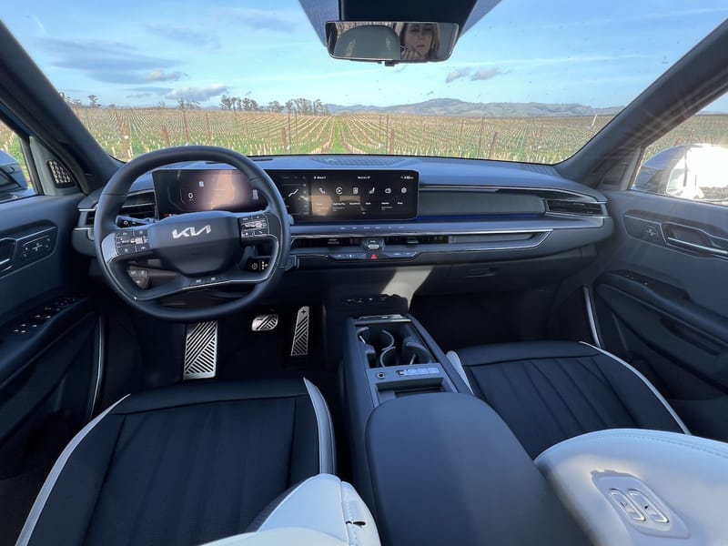 11 Best Luxury SUV Interiors On a Budget: Shouldn't Every Day Feel a Little Extra ? 4 The Front Cabin In The Kia Ev9 Is Lovely
