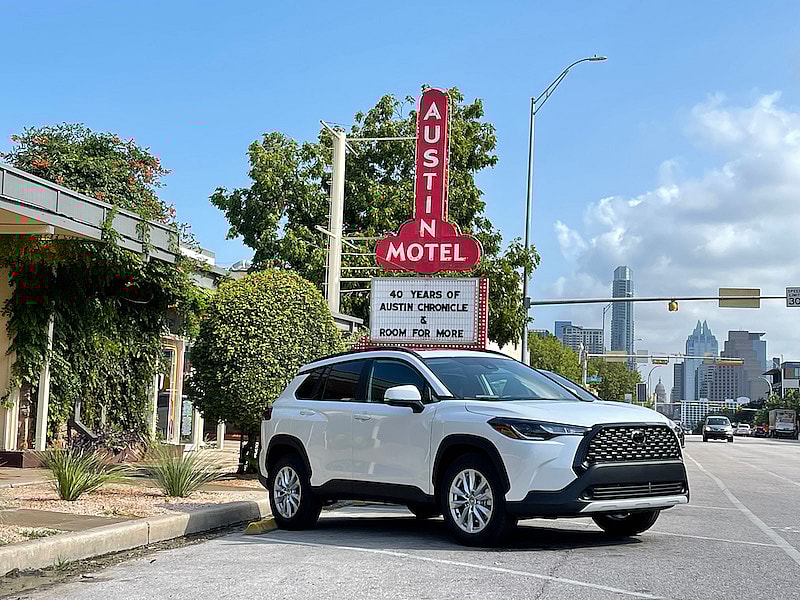 The Toyota Corolla Cross Was Easy To Park On Austin