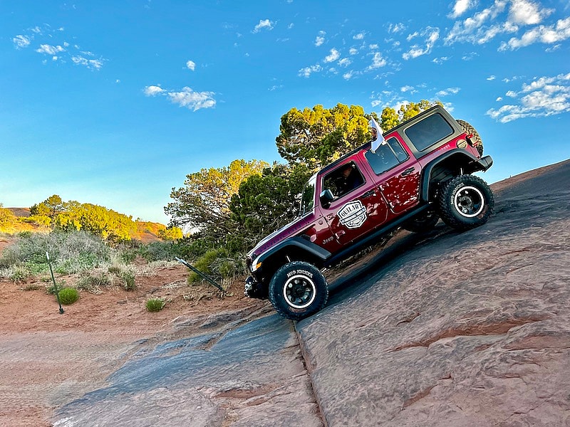 Mud Kickers Have Good Grip Going Downhill. Photo: Tami Mittan