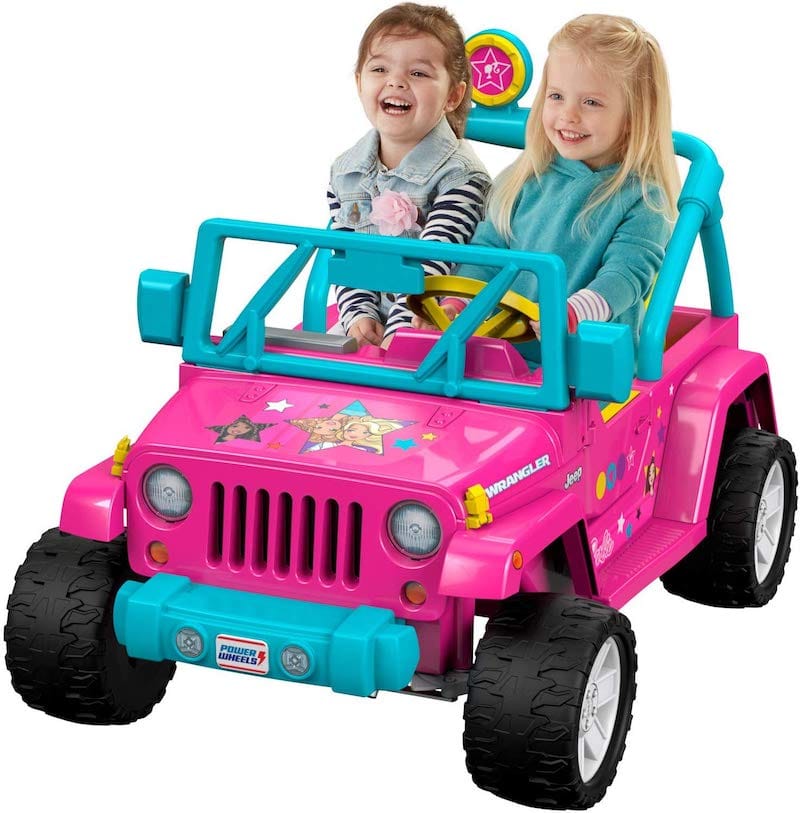 Barbie car for kids to drive hot sale