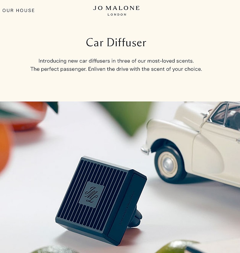 In Car Diffuser From Jo Malone