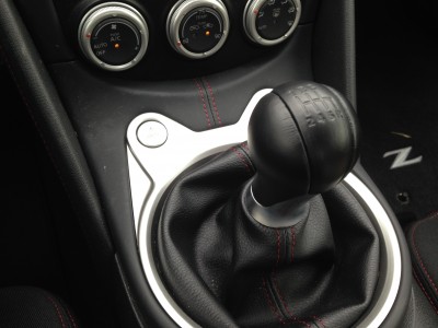 The Nissan 370Z Nismo Leather Gear Shifter Fits Perfectly In Your Hand