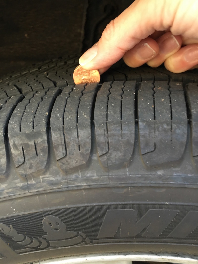 The penny test - tips for buying new tires
