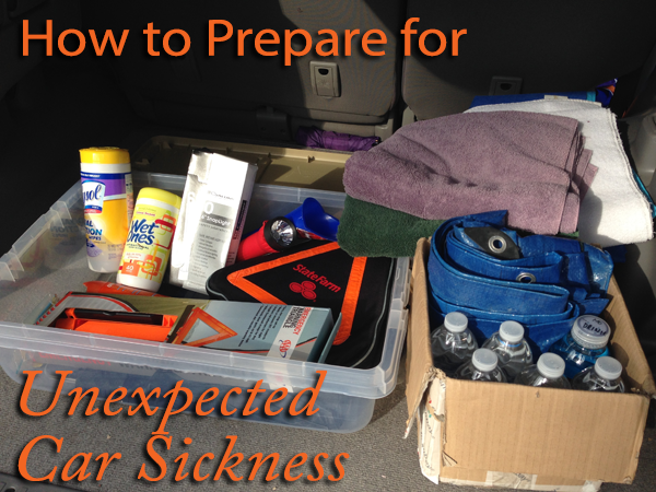 car sickness.