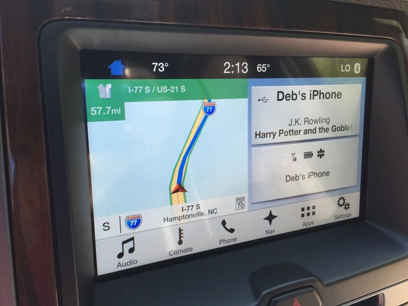 2016 Ford Expedition Home Screen