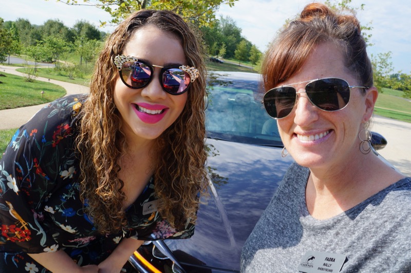 Fadra and fellow AGirlsGuidetoCars contributor LeAura Luciano ready for a Virginia adventure!