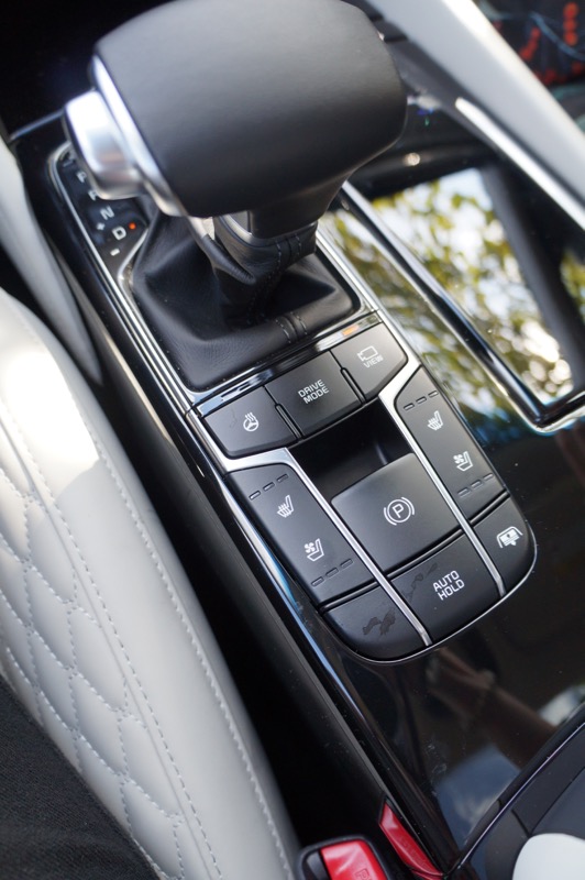 All the electronic controls, including heated and cooled seats