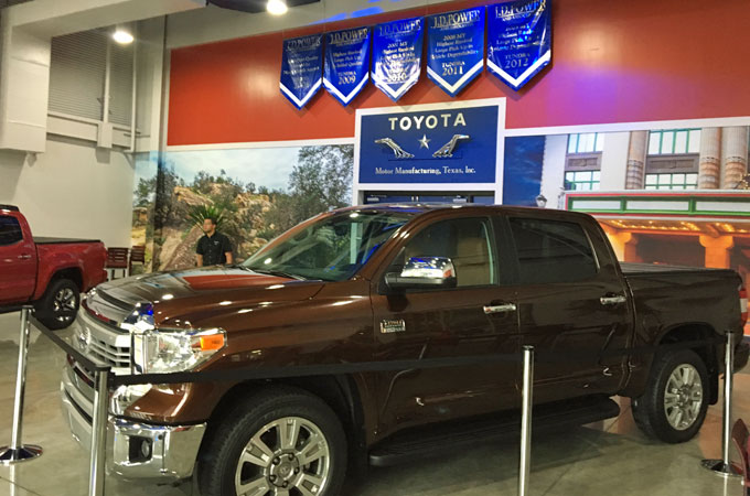 Touring Toyota Motor ManufacturingTexas in San Antonio.
