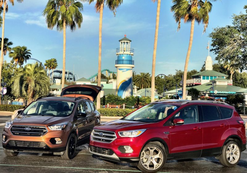 The 2017 Ford Escape is a small suv perfect for family of 4.