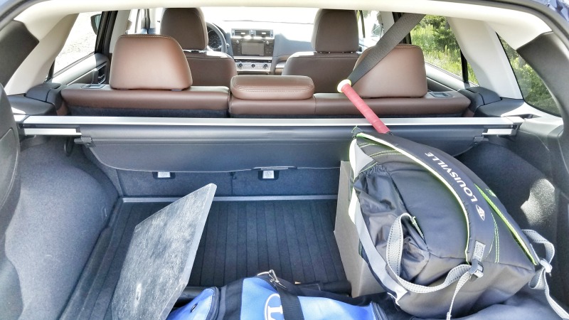 Cargo space in the 2017 Subaru Outback Touring