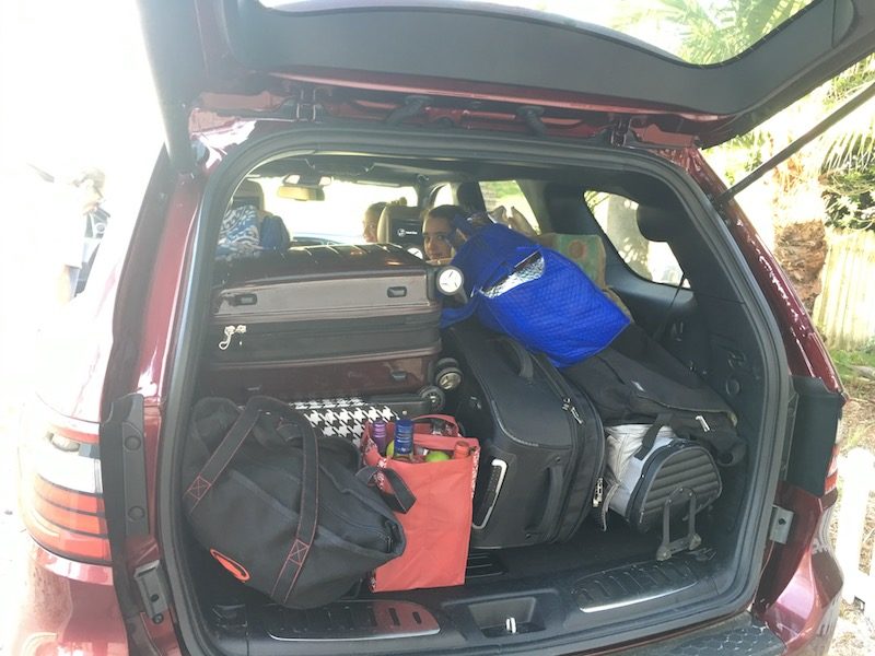 Tips for road trip packing - don't take so much stuff.