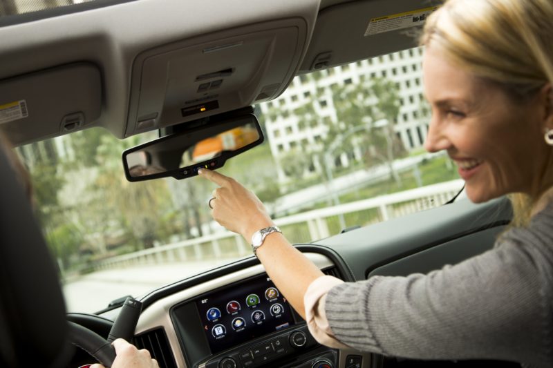 The OnStar button gives you emergency, security, and navigation functions right at your fingertips. Photo: OnStar