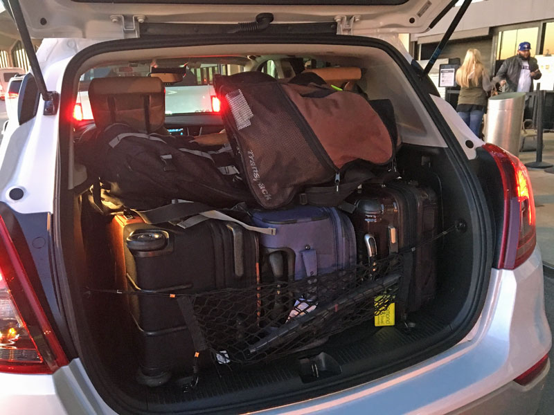 The Buick Encore has pretty good cargo space for a compact SUV.