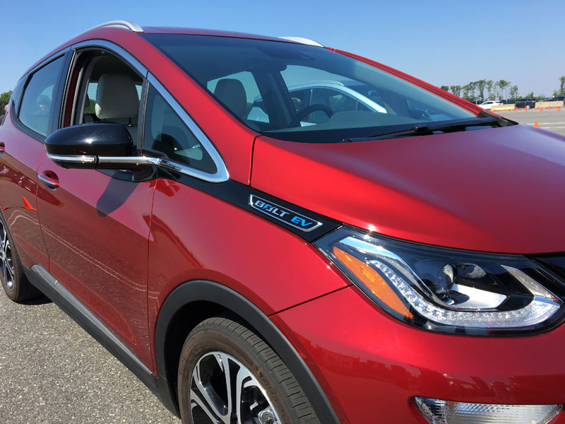 The all-electric Chevy Bolt EV.