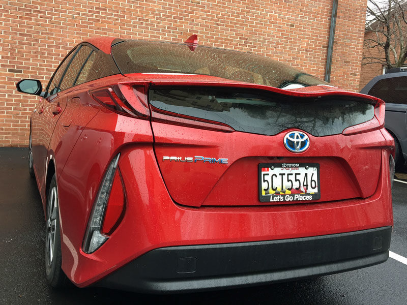 Everything about the Toyota Prius Prime is designed for maximum fuel efficiency.
