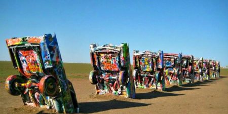 great American road trips - Cadillac Ranch on Route 66