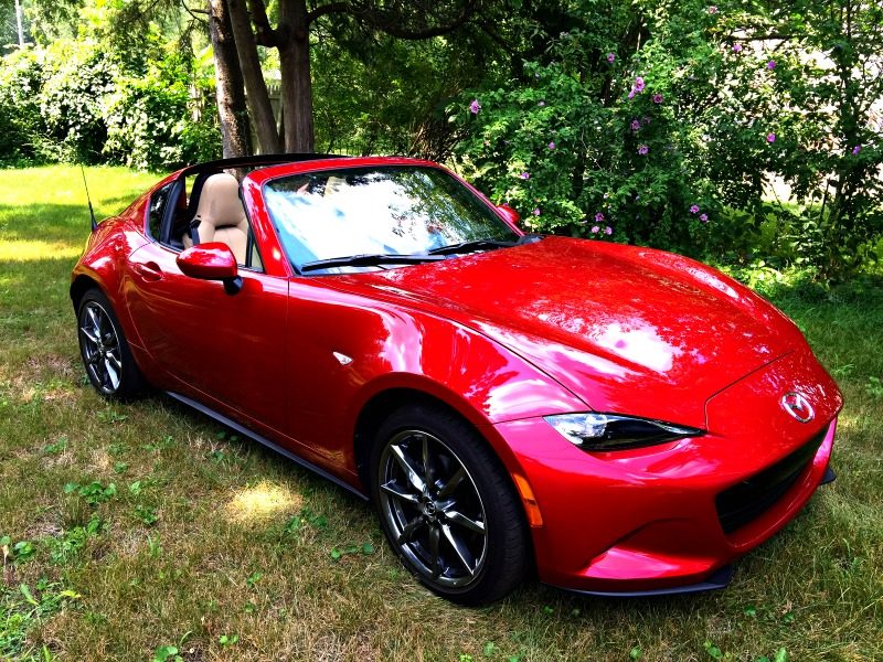The 2017 Mazda Miata MX 5 is a hot sports car for about $30,000. 