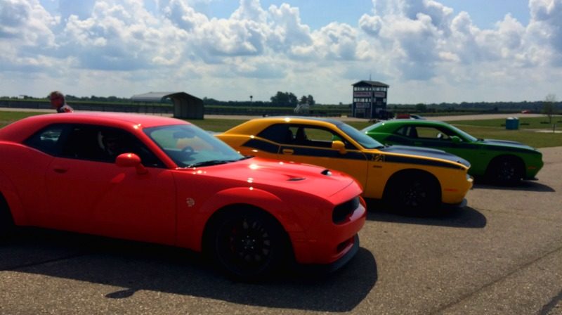 These hot Dodge Chargers, including a Hellcat, made for a fast day of track driving lessons.