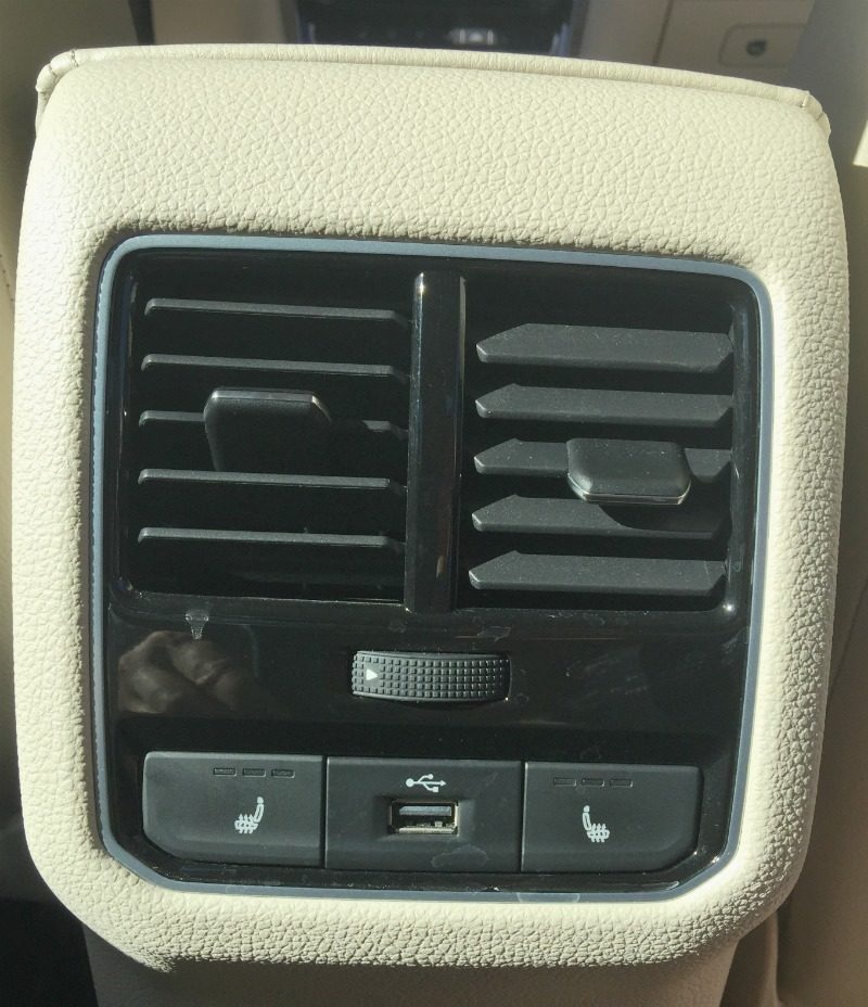 Backseat passengers in the 2017 VW Passat have a USB port and heated seats.