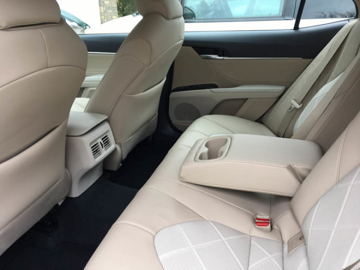 2018 Camry Back Seat