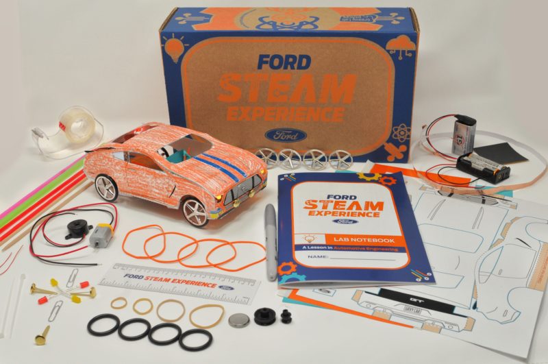 Ford Steam Experience allows kids to try building a car from scratch