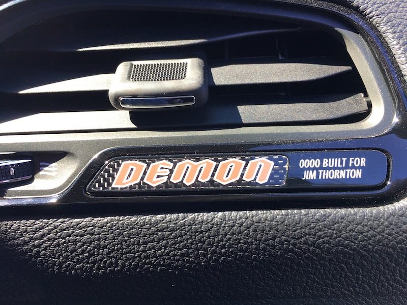Dodge Demon performance car